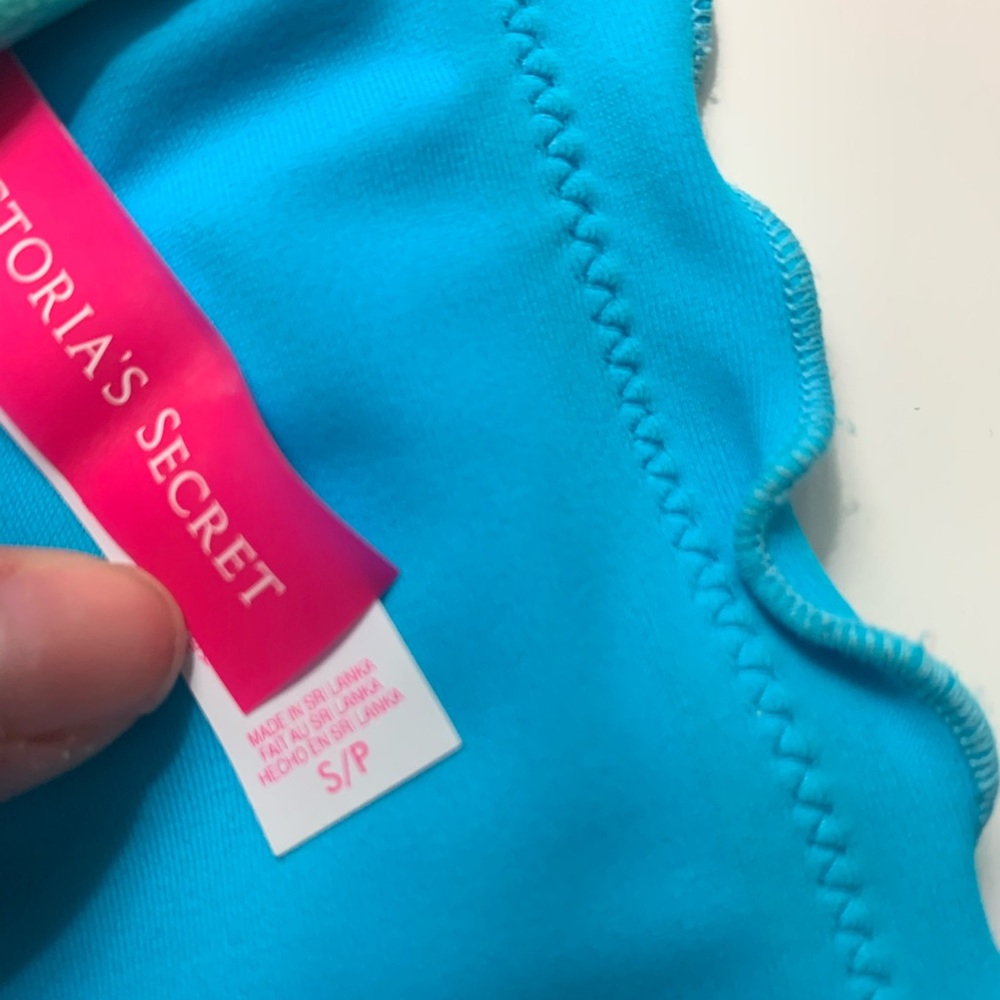 Victoria’s Secret Bandeau Top PINK blue Swim